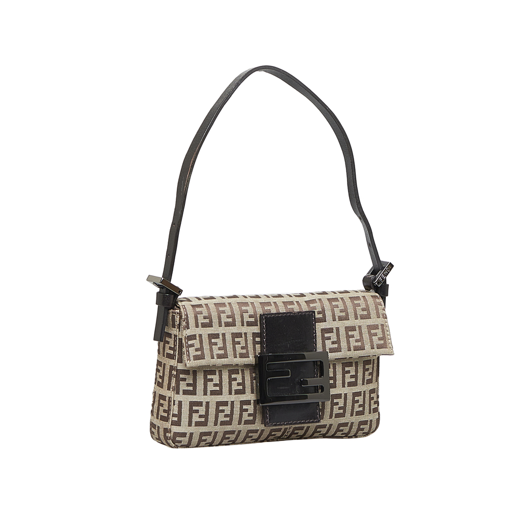 Pre-Loved Fendi Mini Zucchino Mamma Baguette - Picture 2 of 9